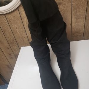 Lower East Side Boots Black Size 12 wide
